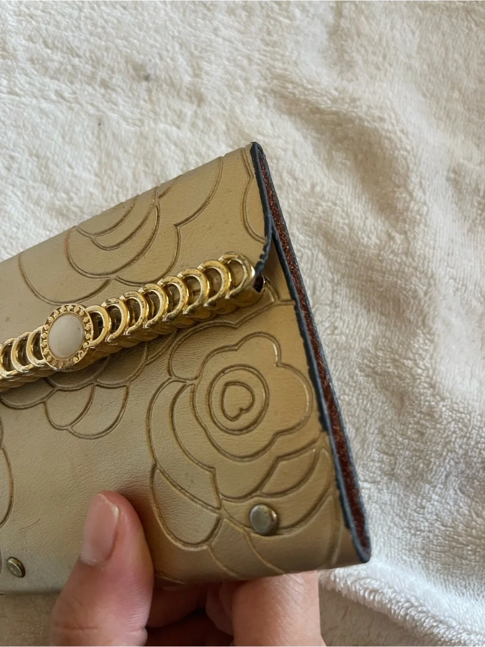 Champagne Gold Card Holder
